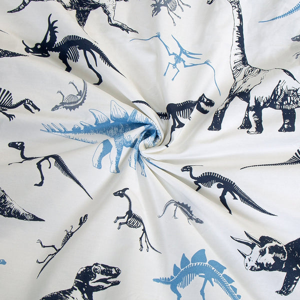 Cotton Crib Sheet - Roaring Dino