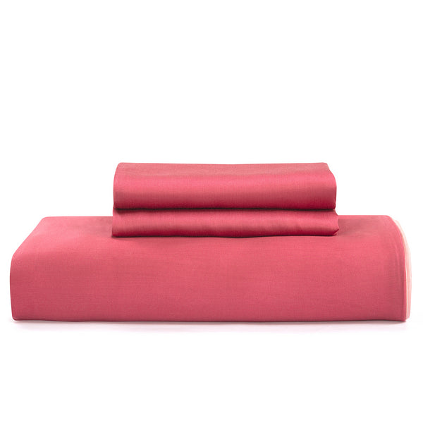 TENCEL™ - Duvet Cover - Dark Fuschia/Light Fuschia