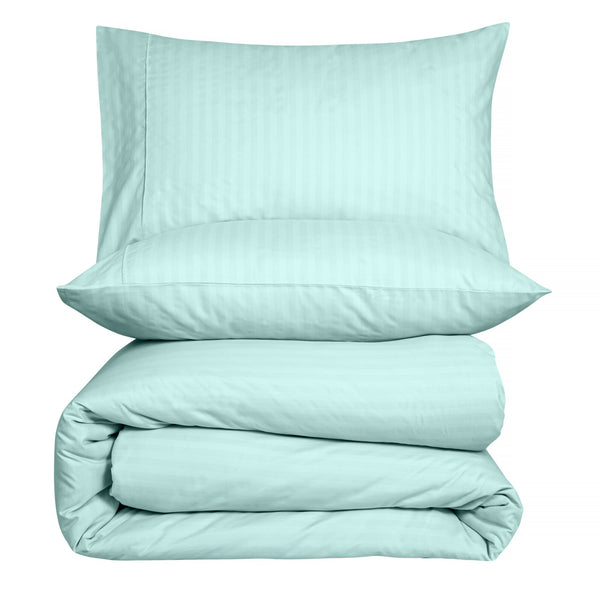 Oxford Stripes - Duvet Cover Set - Mint
