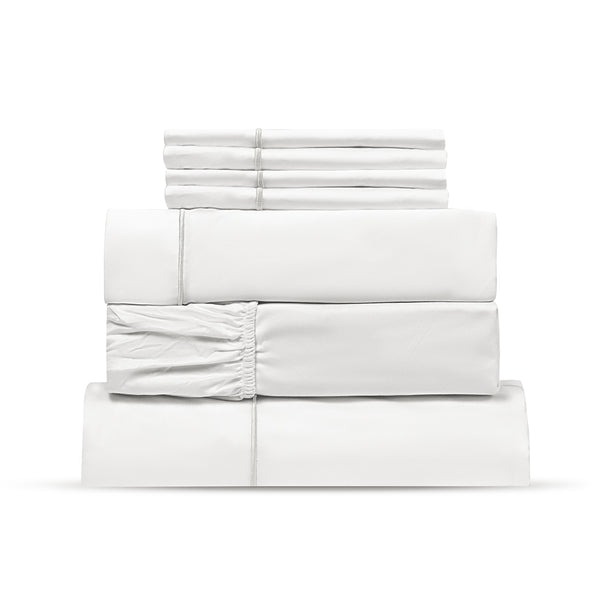 Embroidered Sateen Bedding Bundle