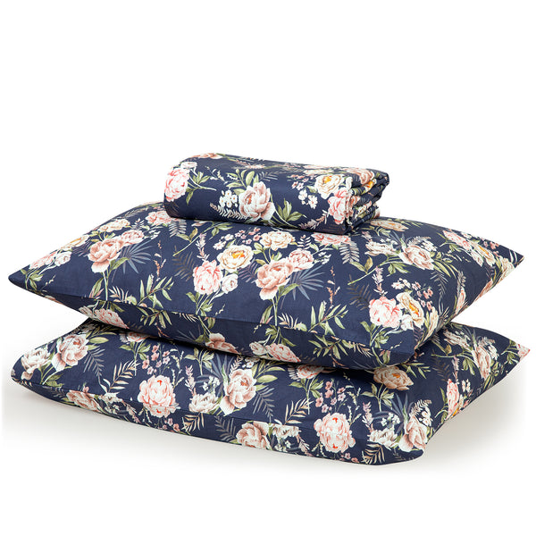 Nocturnal Bloom - Bed Sheet Set